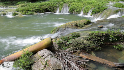 The Baños del Rio San Juan-San Juan River Baths, series of natural freshwater pools among small cascades, popular for swimming. Las Terrazas-Cuba-146