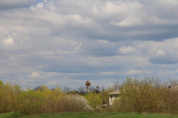 A house in a field