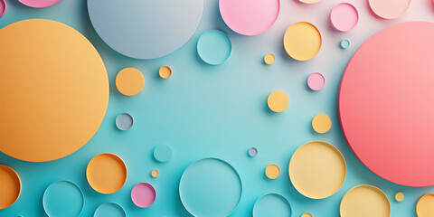 a product background featuring minimalist circle tray elements - obrazy, fototapety, plakaty