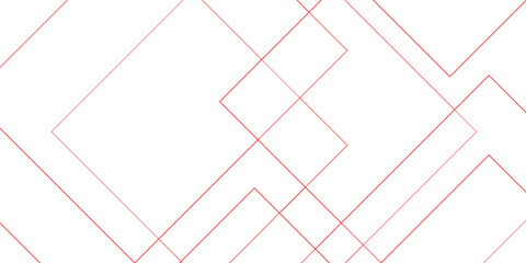 Abstract white gray and Red vector blueprint background with modern design. Vector abstract futuristic architecture concept with digital geometric connection Red lines.