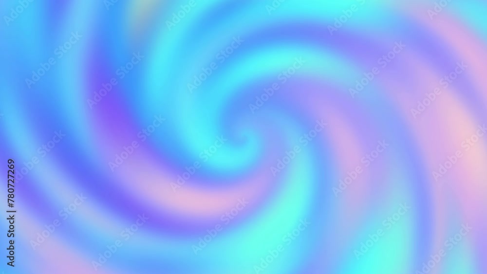 Poster Endless abstract spiral. Seamless looping footage 4k. Abstract loop background