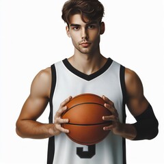 basketball player with ball