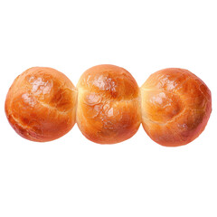 Three circles aligned in a row against a black sky background