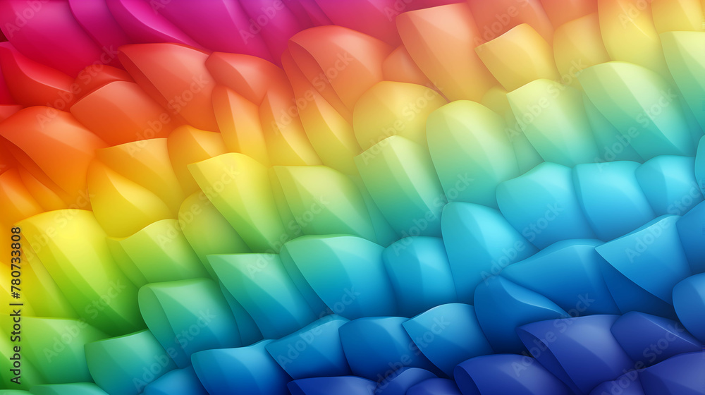 Poster rainbow pattern background image.