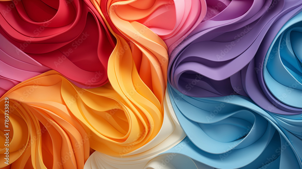 Poster rainbow pattern background image.