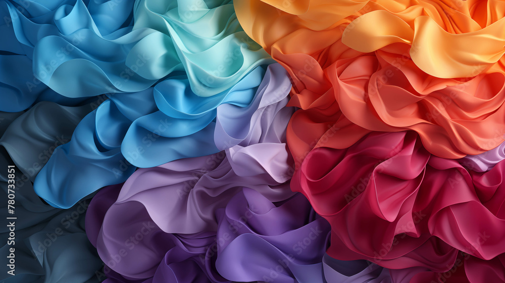Poster rainbow pattern background image.