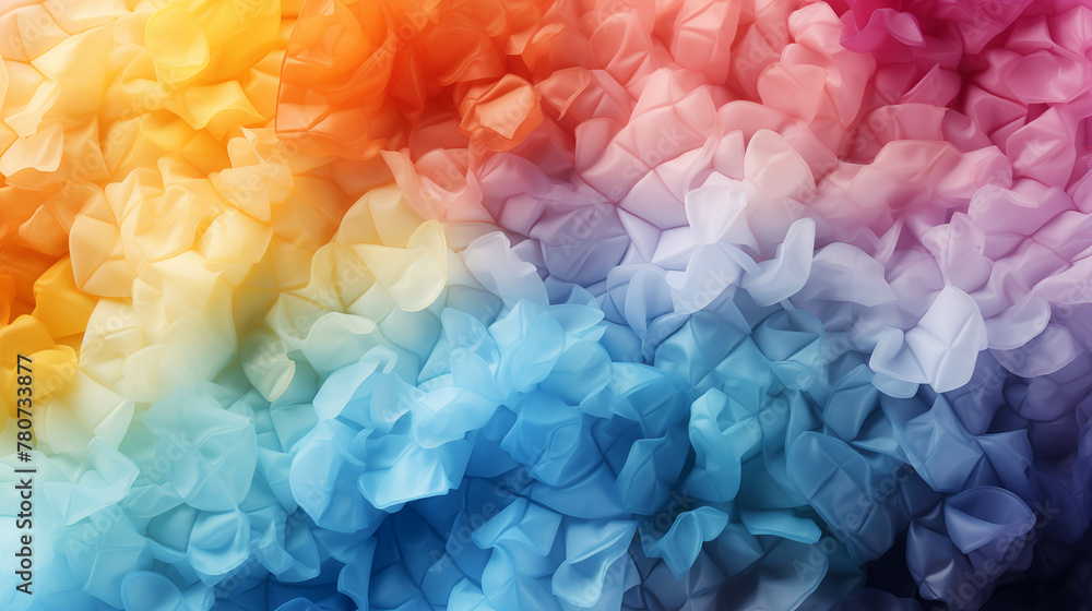 Poster rainbow pattern background image.