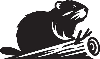 Beaver Silhouette SVG Design (1).eps