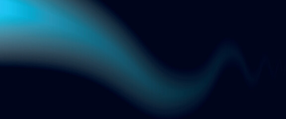 Abstract shiny bright blue wave banner design eps 10