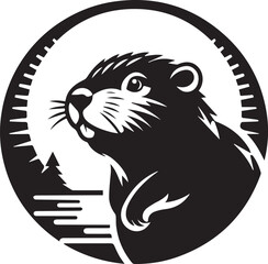 Beaver Silhouette SVG Design (20).eps