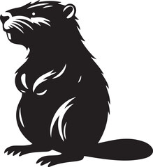 Beaver Silhouette SVG Design (30).eps