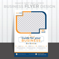 Business Flyer Design, Vector illustration design template.