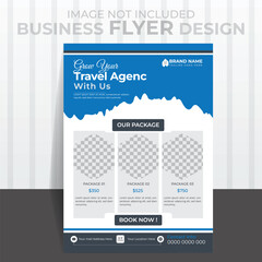 Creative Business Flyer Design Template, Vector illustration design template.