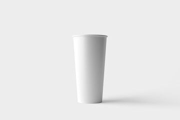 Paper Coffee Cup Mockup 3D Rendering