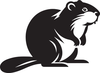 Beaver Silhouette  Design