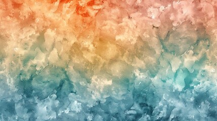 A 3D rendering of a perfect watercolor texture background, showcasing a seamless blend of soft, pastel hues that mimic the delicate touch of watercolors on paper. - obrazy, fototapety, plakaty