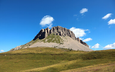 Monte Castellaz is a lonely mountain massif in the Dolomites Italian Alps perfect for hikers and...