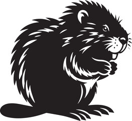 Beaver Silhouette  Design
