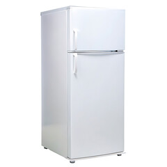 refrigerator fridge realistic set of big family refrigerator with two doors filled with food products