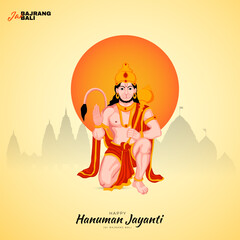 Happy Hanuman Jayanti Social Media Post The Festival of India 