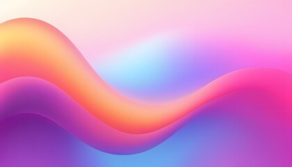 Purple and orange gradient background dynamic wavy light and shadow. ai generate