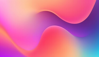 Wavy colorful background with 3D style. Modern liquid background. Abstract textured background with mixing pink, purple, blue, and orange colors.