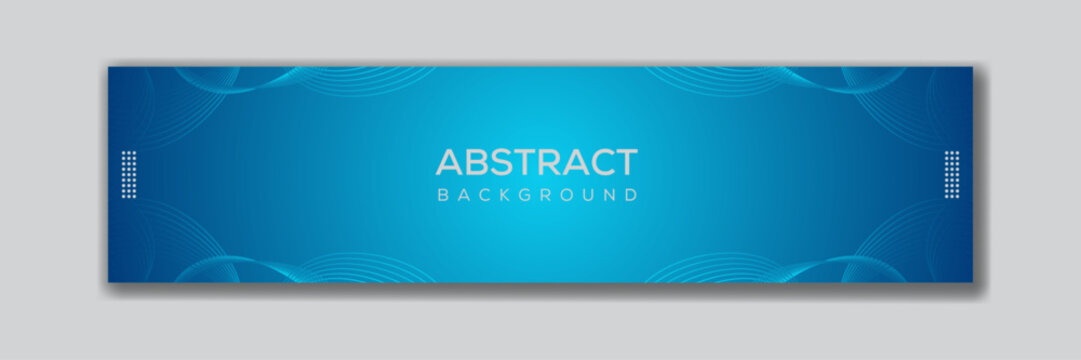LinkedIn cover banner template with an abstract technology design that is both unique and contemporary.