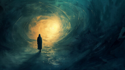 In the depths of despair, a glimmer of hope emerges, illuminating the path to healing 