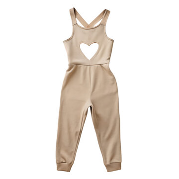 jumpsuit with shoulder straps and side pockets as womenswear