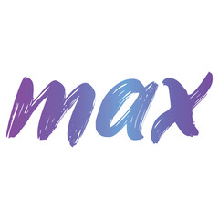 Fototapeta premium max logo vector graphic illustration
