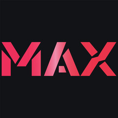 max logo vector graphic illustration