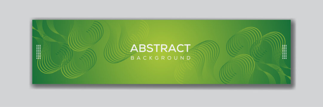 An abstract technology design for a LinkedIn cover banner template