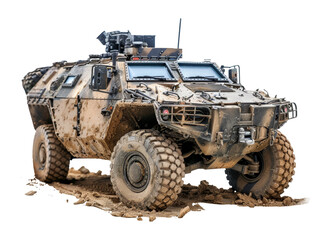 HD Armored Personnel Carrier on Rugged Terrain
