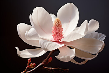 Magnolia flower pistil , Macro photography