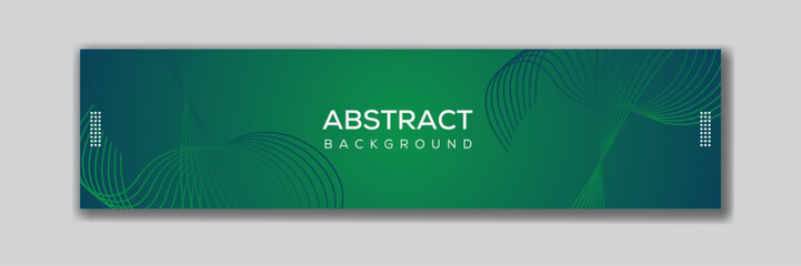 Template for a LinkedIn cover banner featuring abstract design elements. 