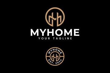 letter O H M logo design for boutique fashion and jewelery company