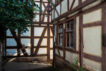Stadt und Natur, Fachwerkhäuser Oberstadt, Altstadt