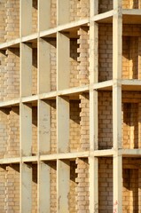 Edificio en construcci&oacute;n al sur de Amm&aacute;n, Jordania