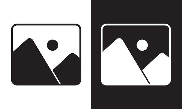 Picture icons set. Picture vector icon. photo gallery icon vector. image icon.  