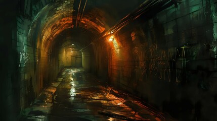 Tunnel Tales: Echoes of the Urban Underground./n