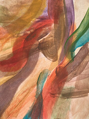 Modern abstract art. Contemporary art.