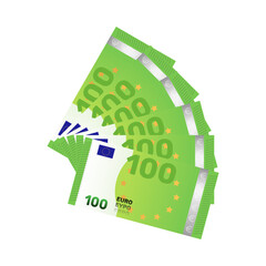 100 Euroscheine, 100&euro;