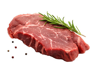 Beef Tapa isolated on transparent png background. Generative ai