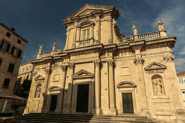 Obraz premium Old Town of Dubrovnik, Croatia. Old Town of Dubrovnik with traditional architecture, Croatia. 
