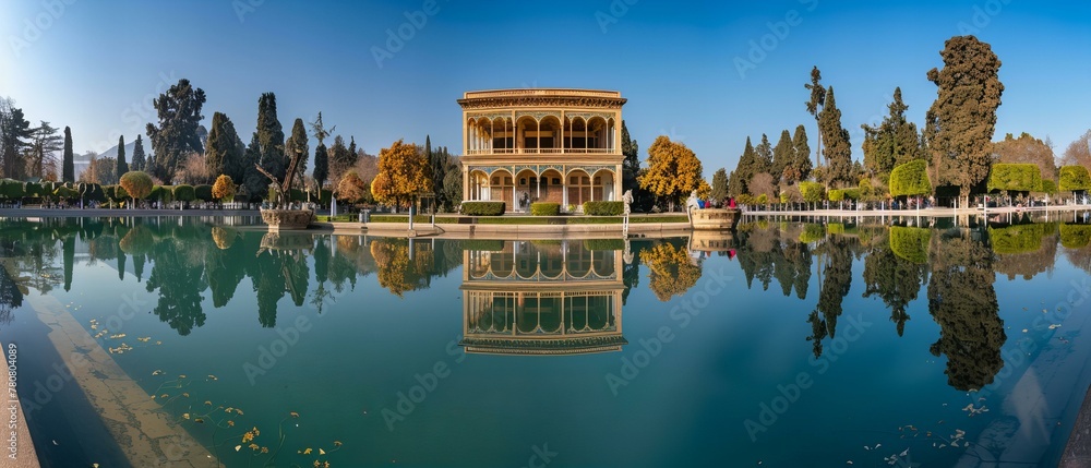 Canvas Prints reflection in the lake