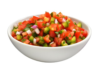 Caribbean Salsa isolated on transparent png background. Generative ai
