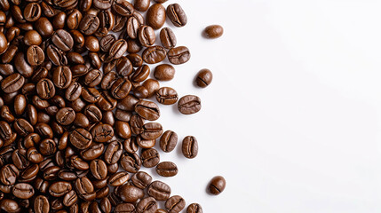 Coffee beans: Earthy aroma, morning elixir, brewing anticipation, essence of energy and productivity.