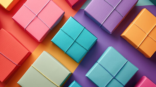 Random Colored Boxes