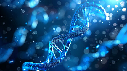 DNA molecules background. 3d DNA Medical science background.