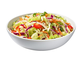 Cashew Slaw isolated on transparent png background. Generative ai